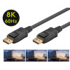 Goobay ������� Displayport 8K/60Hz, 32.4 Gbit/s, 2m, ����� - (61697)