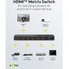 Goobay Hdmi Matrix Switch 4-In �� 2-out, 4K/60Hz, ����� - (58479)