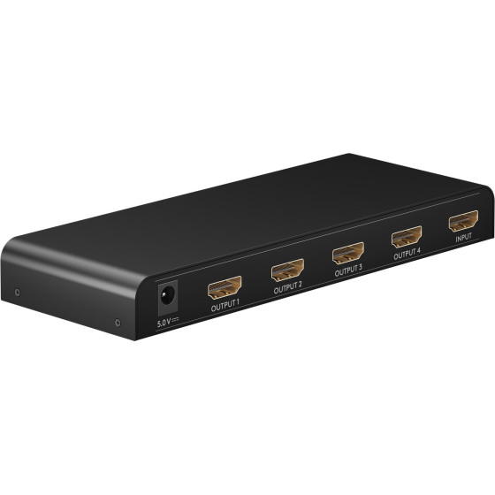 Goobay Hdmi Splitter 1-In �� 4-out, 4K/30Hz, ����� - (58482)