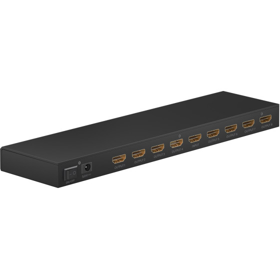 Goobay Hdmi Splitter 1-In �� 8-out, 4K/60Hz, ����� - (58484)