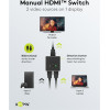 Goobay Hdmi Switch 2-In �� 1-out, 4K/60Hz, ����� - (58486)