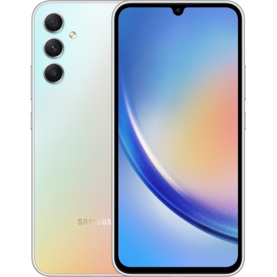 Samsung Galaxy A34 5G 128GB/6GB Silver - (SM-A346BZSAEUE)