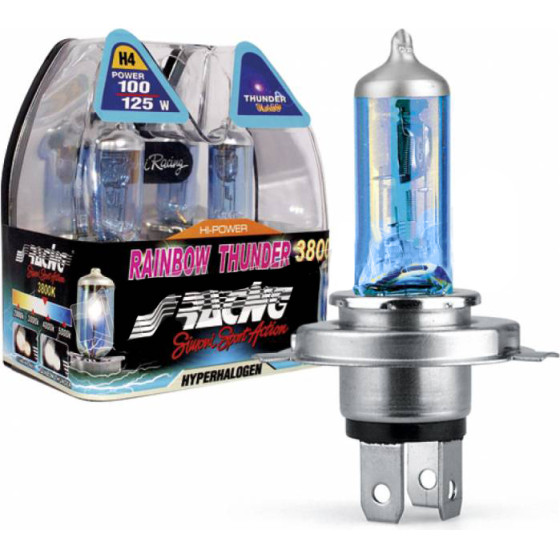 Simoni Racing H4 12V/60-55W-100/125 3.800K Rainbow Thunder - 2 ���. - (SRRT4)