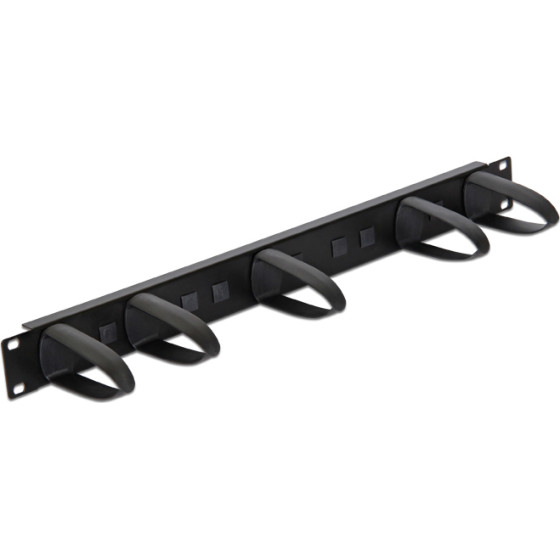 DeLock Cable Management ��� Rack 19''/1U, 5x �������, ����� - (43345)