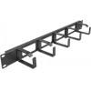DeLock Cable Management ��� Rack 19''/1U, 5x �������, ����� - (66659)