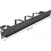DeLock Cable Management ��� Rack 19''/1U, 5x �������, ����� - (66848)
