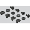 DeLock Cable Management ��� Rack 19''/1U, 5x �������, ����� - (66848)