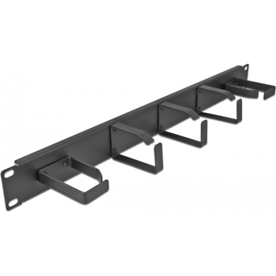 DeLock Cable Management ��� Rack 19''/1U, 5x �������, ����� - (66848)