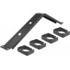 DeLock Cable Management Rack 19''/1U, 4x �������, �������, ����� - (66667)