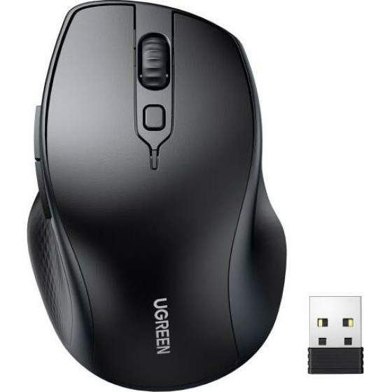 Ugreen Mouse Wireless 2.4 Ghz & Bluetooth MU101 Black 90395 - (MU101/90395)