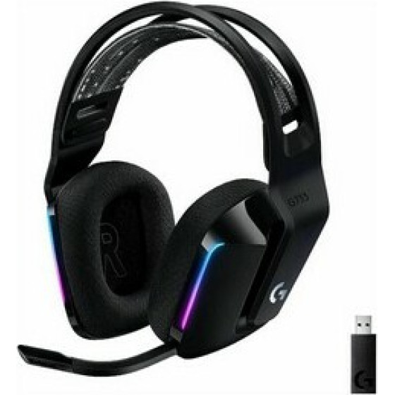 Logitech Gaming Headset G733 Lightspeed W/L Rgb Black - (981-000864)