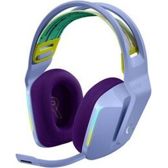Logitech Gaming Headset G733 Lightspeed W/L Rgb Lilac - (981-000890)