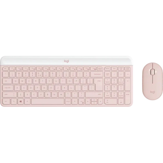 Logitech Wireless Combo MK470 Slim Rose - (920-011322)