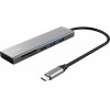 Trust Hub USB-C Halyx & Cardreader - (24191)