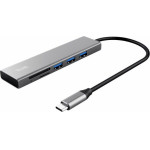 Trust Hub USB-C Halyx & Cardreader - (24191)