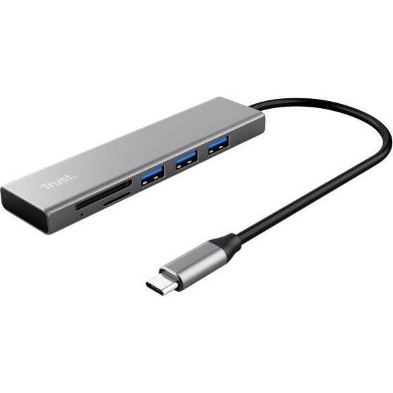 Trust Hub USB-C Halyx & Cardreader - (24191)