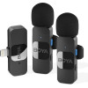 BOYA Wireless 2-Person Lavalier Microphone For Iphone Ipad Mini Lapel Lightning Connection - (BY-V2)