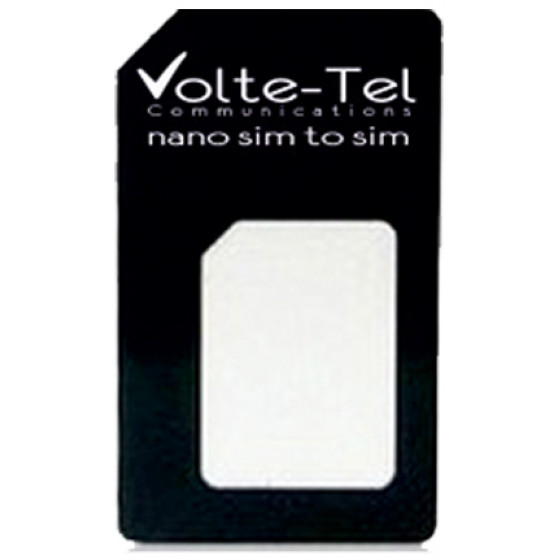 NANO SIM TO SIM ADAPTOR BLACK