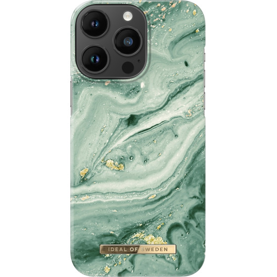 Ideal Of Sweden ���� Fashion Iphone 14 Pro Max Mint Swirl Marble - (IDFCSS21-I2267P-258)