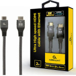 Cablexpert Ultra High Speed Hdmi CABLE,8K Select Plus Series 2M - (CCB-HDMI8K-2M)