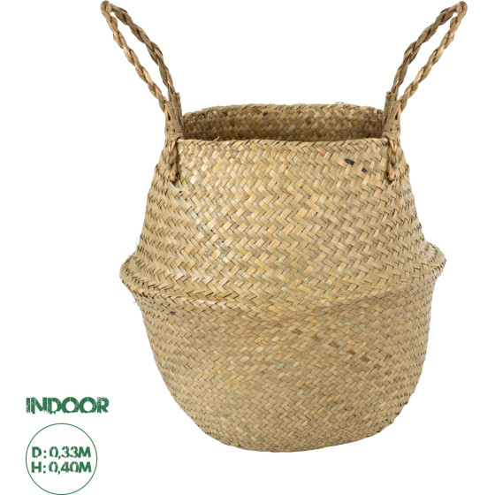 GloboStar Artificial Garden Ibiza ������������ ������ ������ - ����� ������� - Flower Pot ���� �33cm x �40cm - (20197)