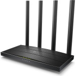 TP-Link Router Archer C6, Wi-Fi 1200MBps AC1200, MU-MIMO, Ver. 4.0 - (ARCHER-C6-V4)