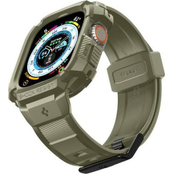 Spigen ���� Tpu & ������� Rugged Armor Pro Apple Watch Ultra 49mm Vintage ���� - (ACS05915)