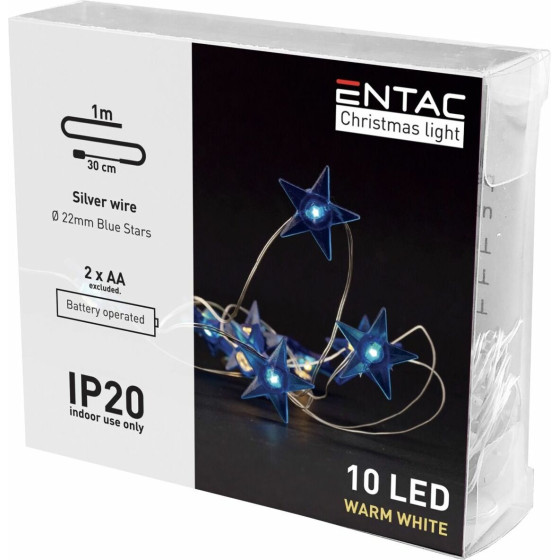 Entac ����������������� ��������� ���� ������� 10 Led ����� 1m (2xAa ��� ��������.) - (ECL-BS-10WW)