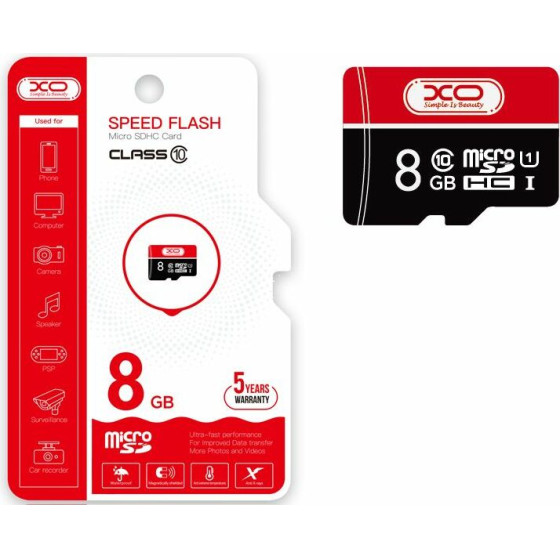 XO 8GB ����� ������ CL10 Micro SD
