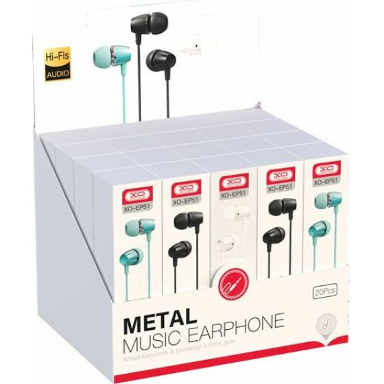 XO EP51 ��������� in-Ear Handsfree (20���/Display) - (EP51 BOX)