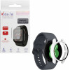 Volte-Tel Tempered Glass Samsung Watch 4 40mm 1.2'' 9H 0.30mm Pc Edge Cover With Key 3D Full Glue Full Cover WHITE - (5205308325823)