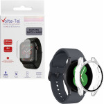 Volte-Tel Tempered Glass Samsung Watch 4 44mm 1.4'' 9H 0.30mm Pc Edge Cover With Key 3D Full Glue Full Cover TRANSPARENT - (5205308325878)