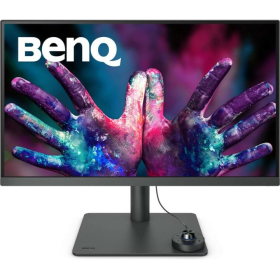 BenQ PD3205U ����� 32 ������ 4K ��� ���������� Dualview �� QHD,100% sRGB, HDR, USB-C - (9H.LKGLA.TBE)