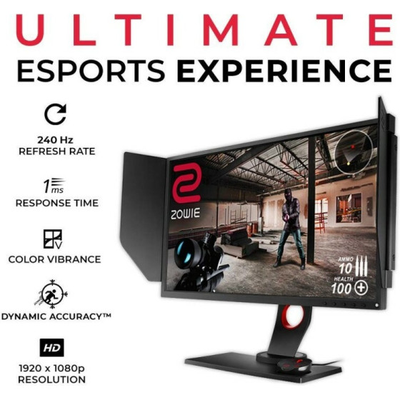 BenQ Zowie XL2546K 240Hz, Pc Pro Gaming Monitor Zero Pixel - (9H.LJNLB.QBE)