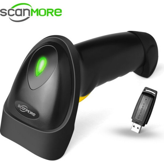 Conceptum Electronics Scanmore 1D Wireless Barcode Scanner - (sm102J)