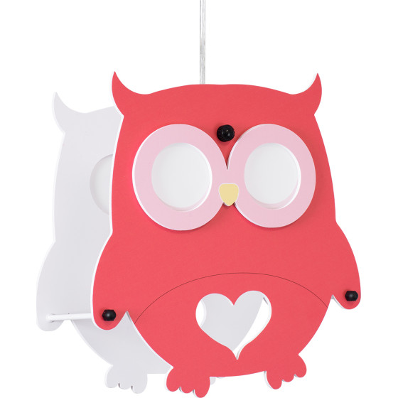 GloboStar Owl �������� ������ �������� ��������� ������ �������� 1 x E27 ������� Pvc ������� ����������� �29.5 x �15.5 x �30.5cm - (61576)