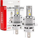 AMiO ������ Led H4 10-16V 72W 6.500K 7920lm Canbus (������������) X2 Series - 2���. - (02972)