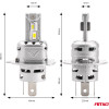 AMiO ������ Led H4 10-16V 72W 6.500K 7920lm Canbus (������������) X2 Series - 2���. - (02972)
