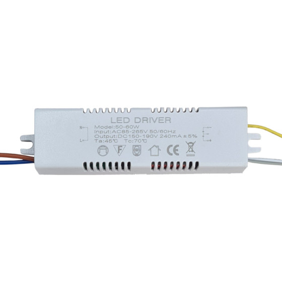 Led Driver 50-60W, 3x2x12cm - (SPHLL-DRIVER-006)