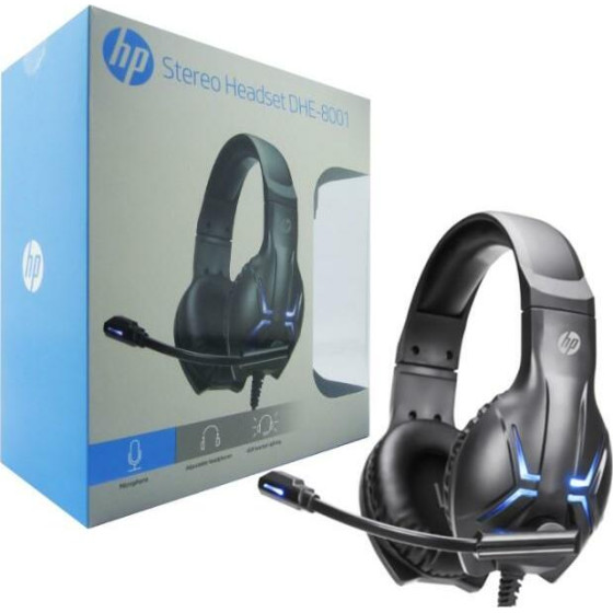 HP ��������� USB+3.5 Headphone With Led - (DHE-8001)