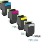 Toner ������� Lexmark 70C2HY0 - CS310 / CS410 / CS510 ��� 3000 �������, Yellow - (70C2HYO)