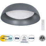 GloboStar Anatolia ���������� ������ Led Cct 60W 6900lm 120� Ac 220-240V - �������� �������� ���� ���������������� All In One ����� 6000k+������ 4500k+����� 2700k Dimmable �43cm - ���� ������� - 3 Years Warranty - (61262)