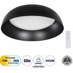 GloboStar Anatolia ���������� ������ Led Cct 60W 6900lm 120� Ac 220-240V - �������� �������� ���� ���������������� All In One ����� 6000k+������ 4500k+����� 2700k Dimmable �43cm - ����� - 3 Years Warranty - (61261)