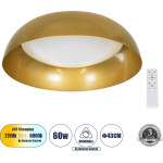 GloboStar Anatolia ���������� ������ Led Cct 60W 6900lm 120� Ac 220-240V - �������� �������� ���� ���������������� All In One ����� 6000k+������ 4500k+����� 2700k Dimmable �43cm - ����� - 3 Years Warranty - (61263)