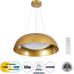 GloboStar Anatolia �������� ���������� ������ Led Cct 60W 6900lm 120� Ac 220-240V - �������� �������� ���� ���������������� All In One ����� 6000k+������ 4500k+����� 2700k Dimmable �43cm - ����� - 3 Years Warranty - (61268)