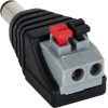 GloboStar ����� ����������� Dc �������� - Male Jack Connector �� ����� ������ ������� �������� L4.1 x W1.5 x H2cm - (70677)