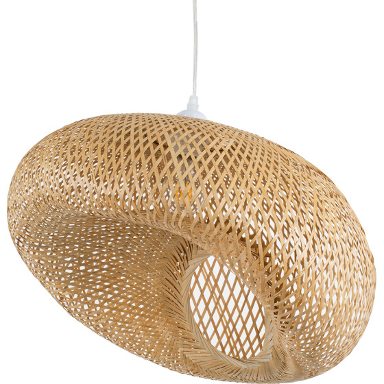 GloboStar Caribbean Vintage �������� ��������� ������ �������� 1 x E27 ���� ������ Bamboo �45 x Y24cm - (01723)