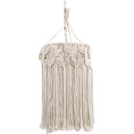 GloboStar Congo Boho - ������� - Macrame �������� ��������� ������ �������� 1 x E27 ������ ����������� ���� ���������� �� ������ �30 x �50cm - (36206)