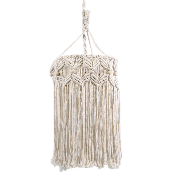 GloboStar Congo Boho - ������� - Macrame �������� ��������� ������ �������� 1 x E27 ������ ����������� ���� ���������� �� ������ �30 x �50cm - (36206)
