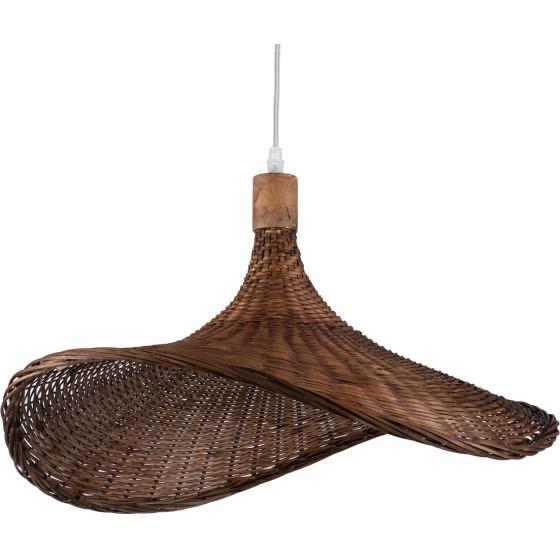 GloboStar Cuba Vintage �������� ��������� ������ �������� 1 x E27 ���� ������ Bamboo �53 x Y30cm - (01720)